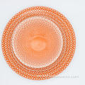Impresión de almohadilla de naranja juegos de cena de patrones europeos
